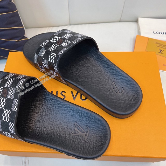 LV專櫃經典款涼拖鞋 高版本LOUIS VUITON路易威登最新款拖鞋情侶款 dx2703